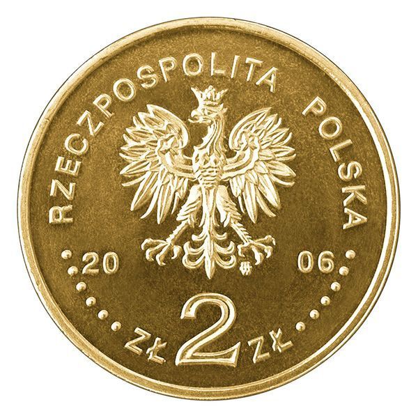 Польша 2 злотых 2006 F-VF Церковь в Хачуве (Y#547) М05968 фото