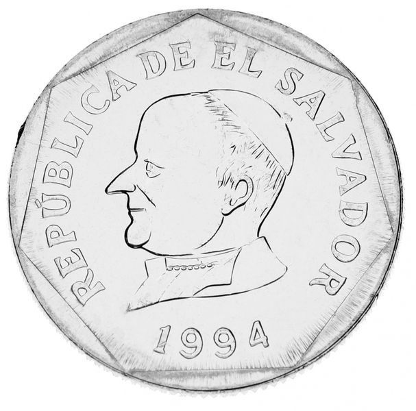 Сальвадор 25 сентаво 1994 AU-UNC М14193 фото