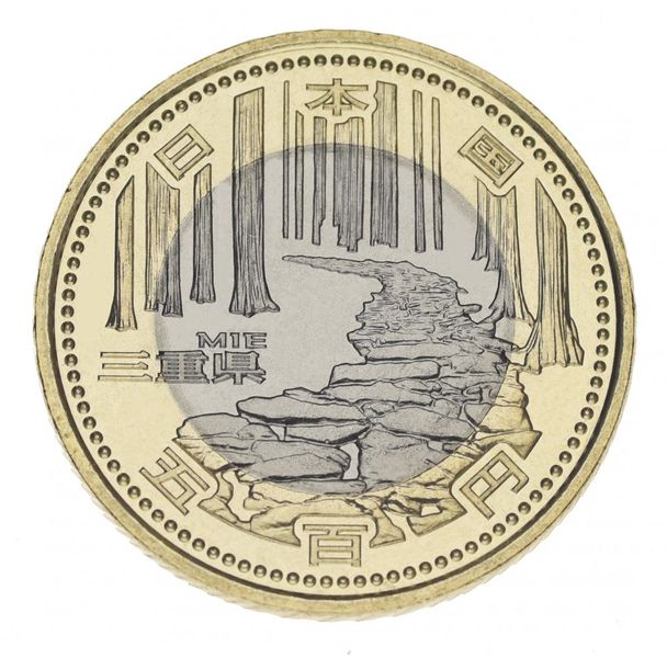 Японія 500 єн 2014 «Префектури - Міє» UNC (Y#215) М03064 фото