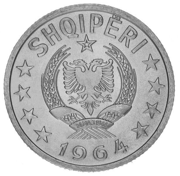 Albania 10 Kindark 1964 VF-AU