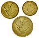 Набір монет Чилі набір з 3 монет 1960-1971 AU-UNC Кондор 2, 5, 10 сентесімо М14143 фото 2