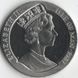 Coin Isle of Man 1 crown 1989 "George Washington" UNC Variety 2 (KM # 248)
