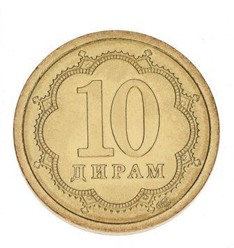Tajikistan 10 diram 2006 UNC
