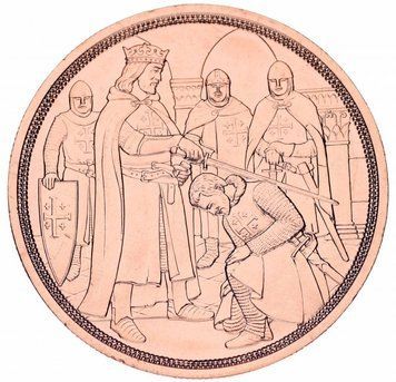 Австрія 10 євро 2019 UNC Лицарство Лицарі Готфрід Бульйонський М12815 фото