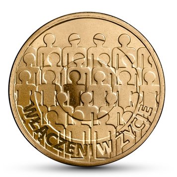 Poland 2 PLN 2013 "50 years of the Polish Association of the Mentally Retarded" UNC (Y # 876)