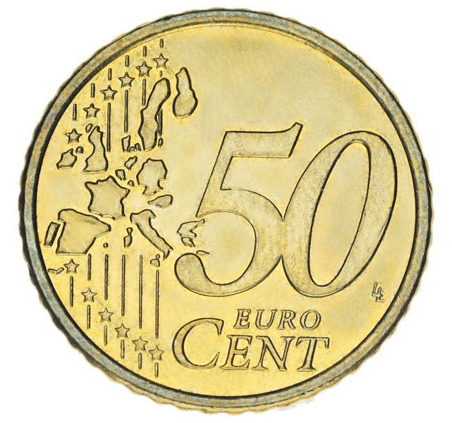 Монета Греция 50 евроцентов 2002 UNC М21991 фото