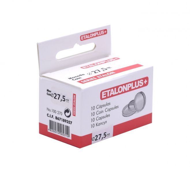 Coin capsules 27.5 mm.&nbsp;(10 pieces) Etalonplus