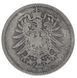 Германия 1 марка 1876 Серебро F-VF М14639 фото 2