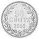 Liberia 50 cents 2000 UNC