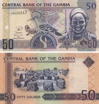 Gambia 50 Dalasi 2013 UNC (P28)