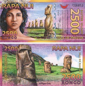 Чилі Острів Пасхи 2500 ронго 2011 UNC Б08618 фото