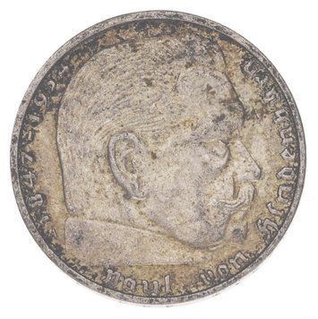 Монета Німеччина 2 марки 1938 Срібло F-VF A (KM#93) М17067 фото