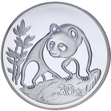Китай 30 юань 1990 &laquo;Панда&raquo; UNC М10181 фото