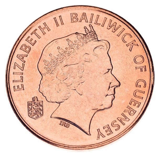 Guernsey 2 pence 2012 UNC Cow