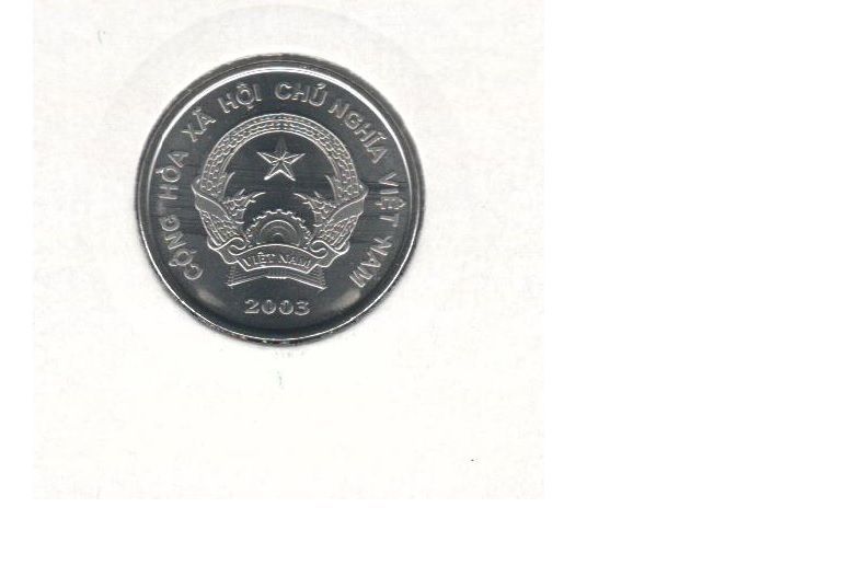 Coin Vietnam 500 VND 2003 UNC (KM # 74)