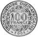 West Africa 100 Francs 2004 UNC (KM # 4)