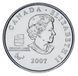 Coin Canada 25 cents 2007 Vancouver Olympics 2010 - Wheelchair Curling VF (km # 684)