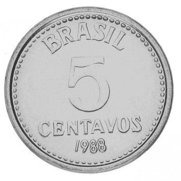 Бразилія 5 сентаво 1986 UNC М14694 фото