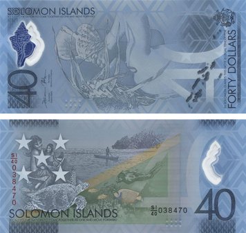 Solomon Islands $ 40 2018 UNC (P37)