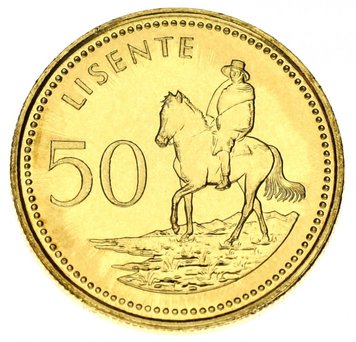 Lesotho 50 Lisente 1998-2016 UNC