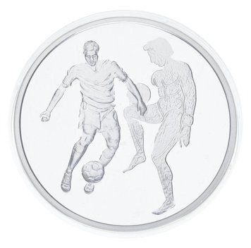 Coin Greece 10 euros 2004 Silver Proof XXVIII Summer Olympic Games in Athens - Football