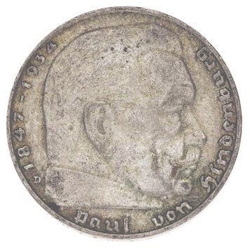 Монета Німеччина 2 марки 1937 Срібло F-VF D (KM#93) М17068 фото