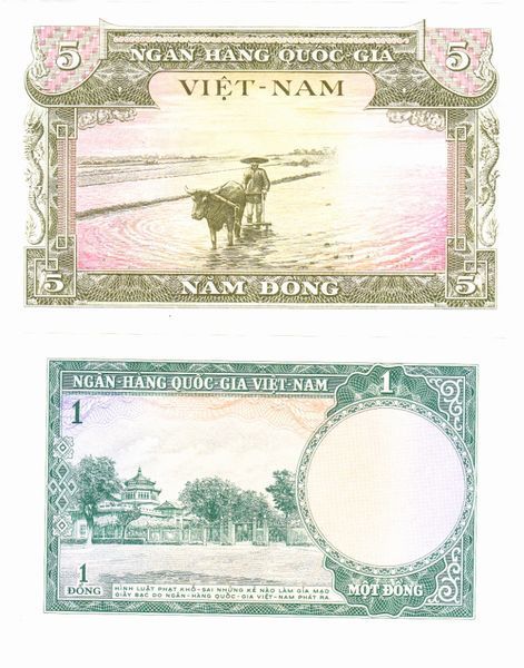 Vietnam set of 2 UNC banknotes