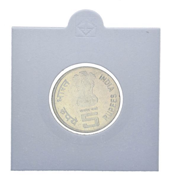 Монета Индия 5 рупий 2010 "Дели. Игры Британского содружества наций" F-VF М12011 фото