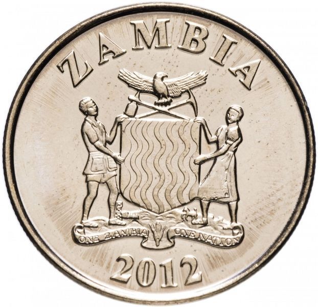 Замбия 50 нгве 2012 UNC (KM#208) М09501 фото