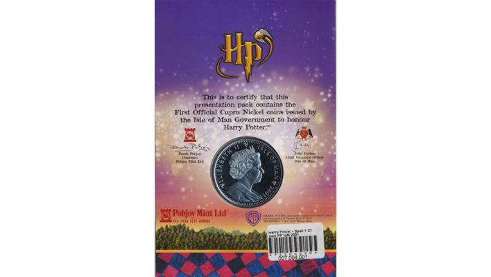 Isle of Man 1 Crown 2001 "Harry Potter" UNC blister (KM # 1087)