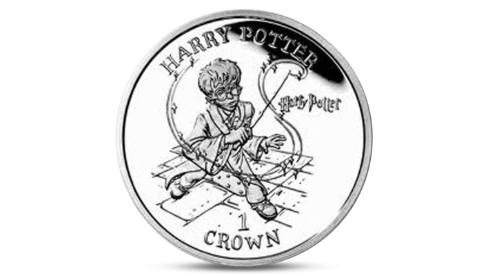 Isle of Man 1 Crown 2001 "Harry Potter" UNC blister (KM # 1087)