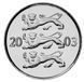 Набір монет Естонія набір з 5 монет 1991-2003 UNC 10, 20, 50 Сент, 1, 5 крон М00124 фото 5