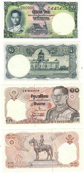 Таїланд набір з 2 банкнот UNC Б04024 фото