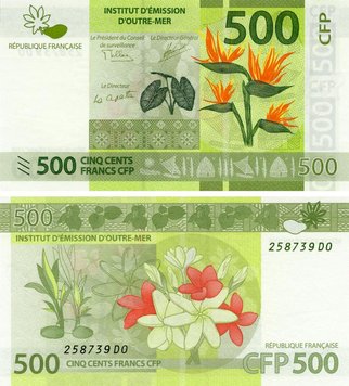 Франция - Французские Тихоокеанские Территории 500 франков 2020 UNC (P5new) Б15356 фото