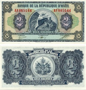 Haiti 2 gourdes 1979 UNC (P245A)