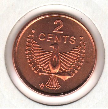 Solomon Islands 2 cents 2006 UNC (KM # 25)