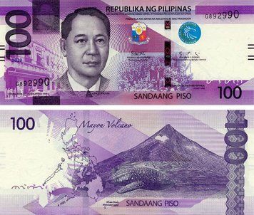 Banknote Philippines 100 Pesos 2020 UNC Fish - Whale (P225)