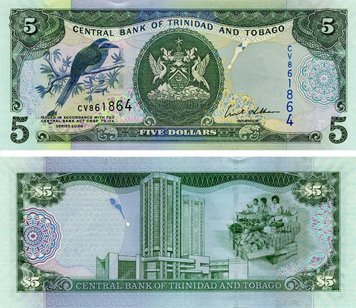 Trinidad and Tobago $ 5 2006 UNC Bird (P47)