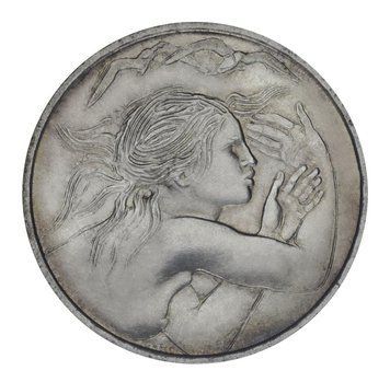 Монета Сан-Марино 1000 лир 1979 Серебро F-VF Европейское содружество М21494 фото