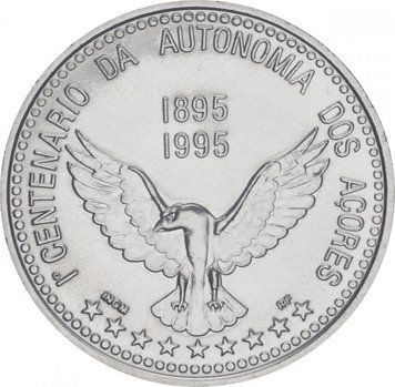 Coin Portugal 100 escudos 1995 "100 years of autonomy for the Azores" AU-UNC (KM # 47)