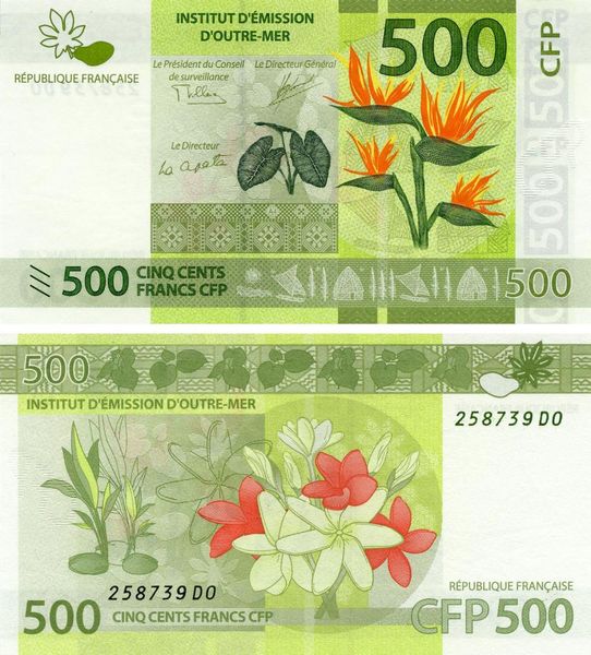 Франція - Французькі Тихоокеанські Території 500 франків 2020 UNC (P5new) Б15356 фото