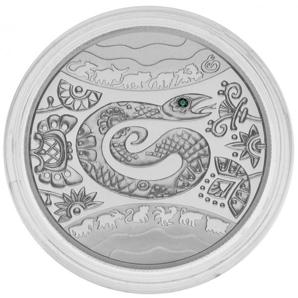 Ukraine 5 hryvnia 2013 "Year of the Snake" Silver Proof (KM # 693)