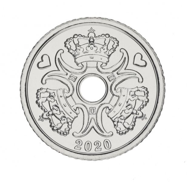 Denmark 1 crown 2020 UNC