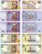 Ukraine set of 28 banknotes "20 years of monetary reform in Ukraine" UNC in an envelope