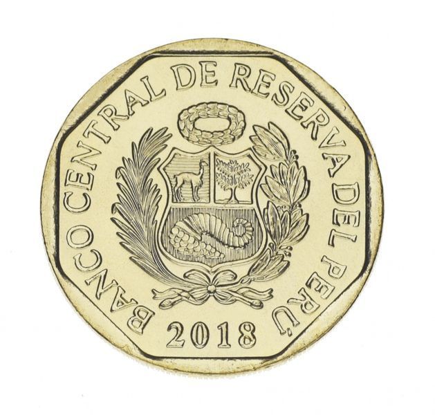 Coin Peru 1 new sol 2018 UNC Fauna Peru - Tapir
