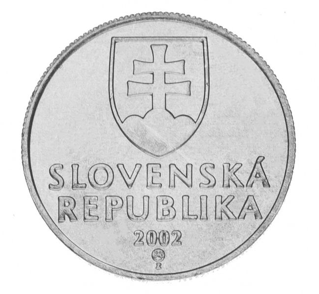 Словакия 20 геллеров 2002 UNC М10826 фото