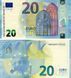 Банкнота Германия 20 евро 2015 RA R002 UNC