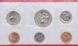 USA set of 6 coins 1989 UNC D 1, 5, 10, 25, 50 cents, medal