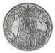 Монета Австралія 50 центів 1966 Срібло VF-AU М25642 фото 1