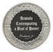 Медаль США Памятная медаль 1972-1976 Серебро Proof Рембрандт - Аристотель с бюстом Гомера (Ag 925, 67 грамм) М21276 фото 4